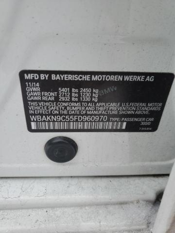 2015 BMW 550 I WBAKN9C55FD960970