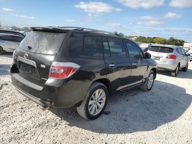 TOYOTA HIGHLANDER 2008 black 4dr spor hybrid engine JTEEW44A082009565 photo #4