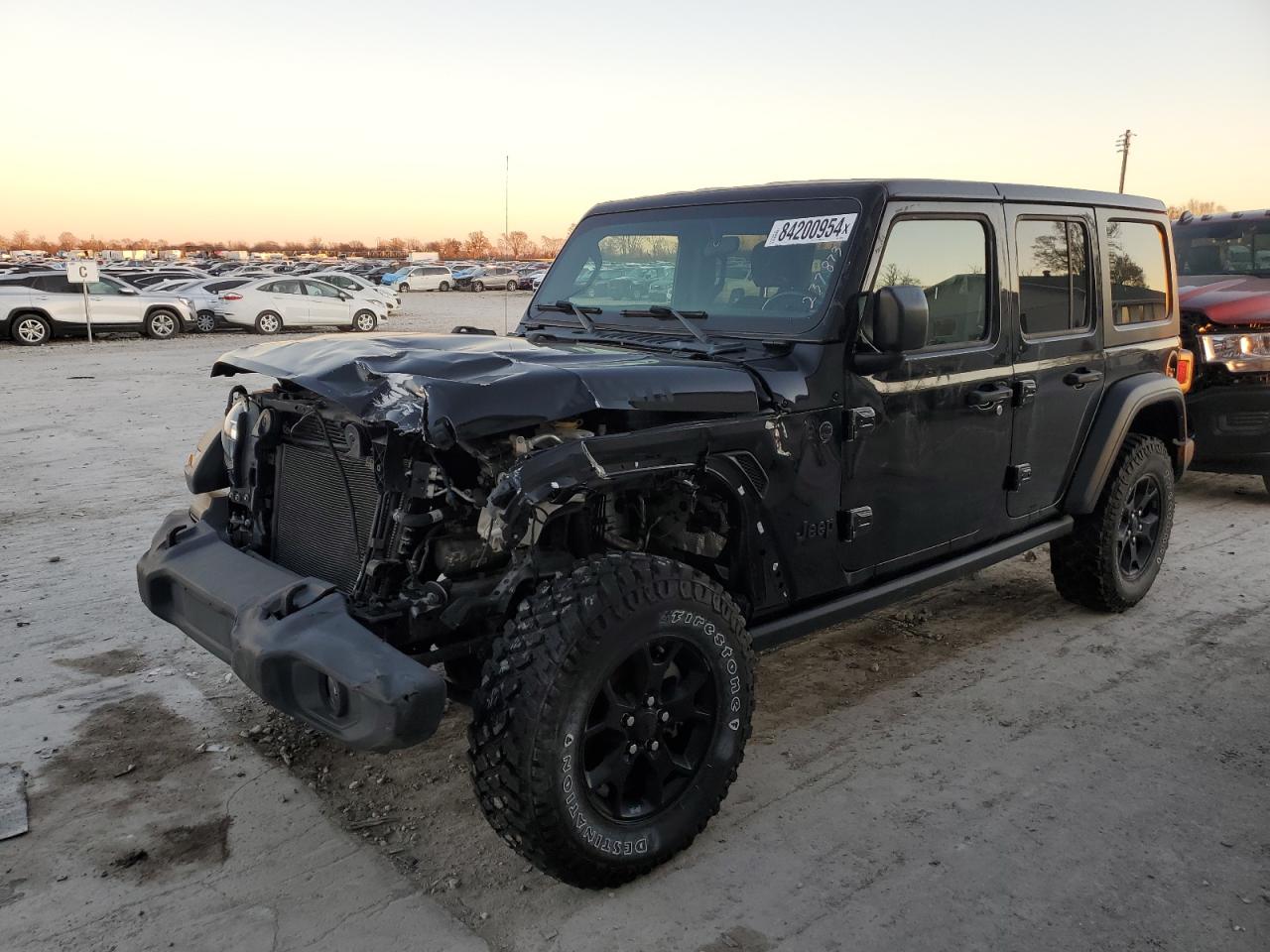 Lot #3024685606 2020 JEEP WRANGLER U