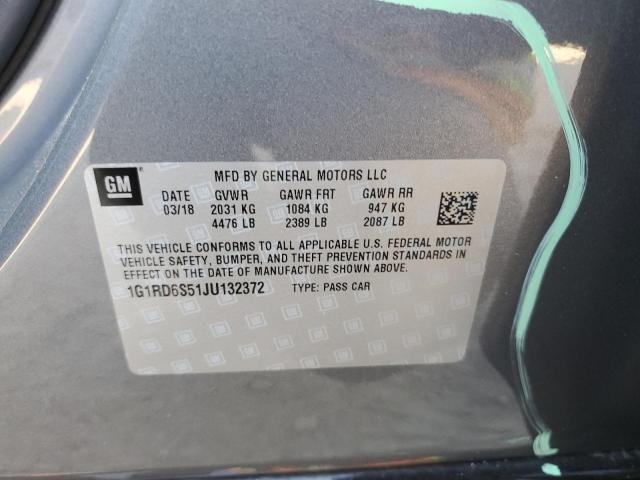 2018 CHEVROLET VOLT PREMI - 1G1RD6S51JU132372