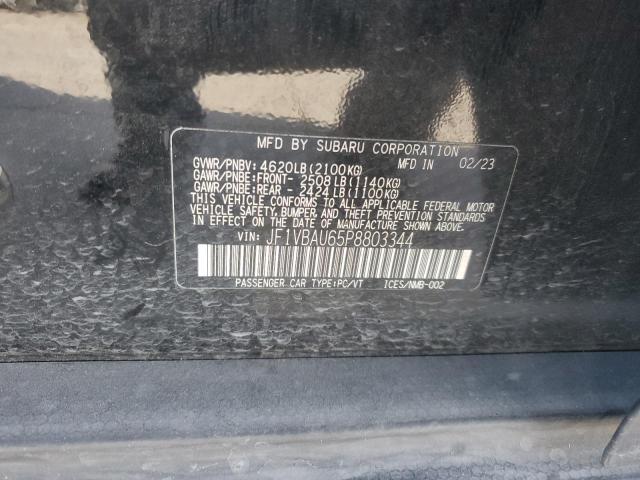 2023 SUBARU WRX GT JF1VBAU65P8803344