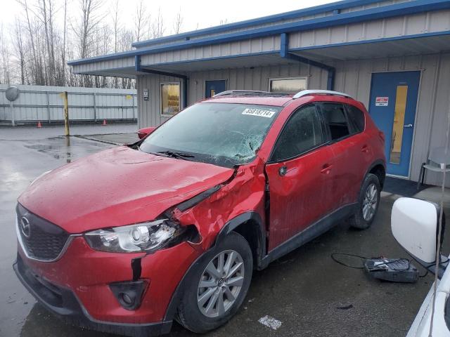 MAZDA CX-5 TOURI 2015 red  gas JM3KE4CY9F0513458 photo #1