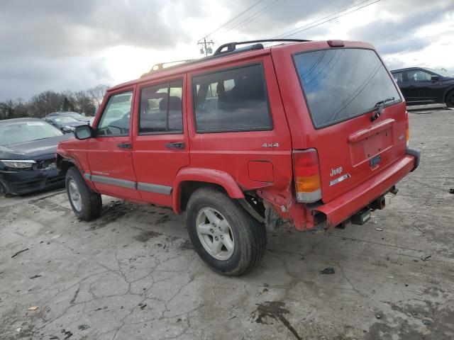 JEEP CHEROKEE 2000 red  gas 1J4FF48S3YL110082 photo #3