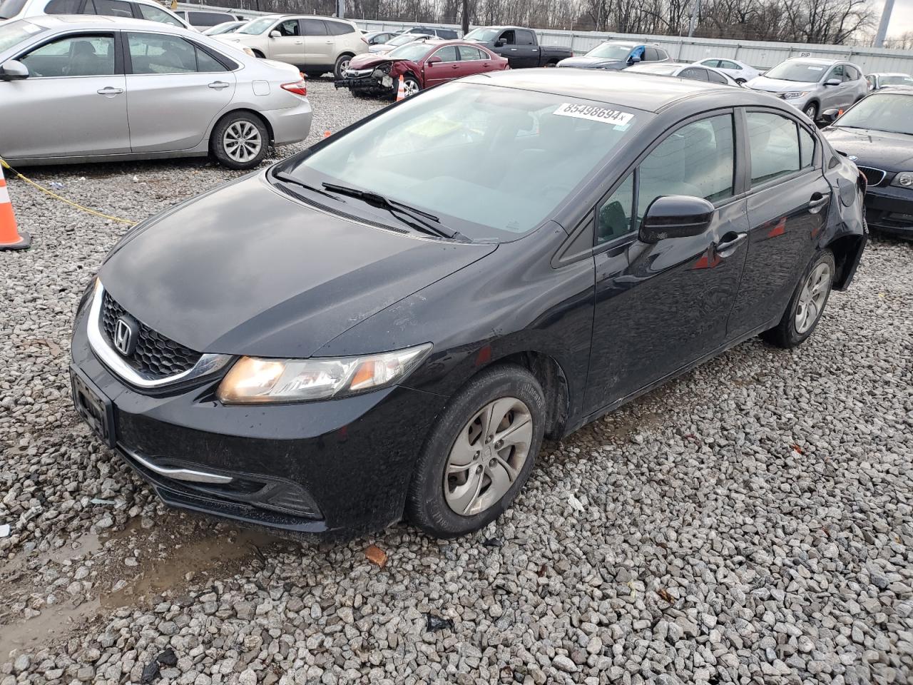 Lot #3029574151 2014 HONDA CIVIC LX