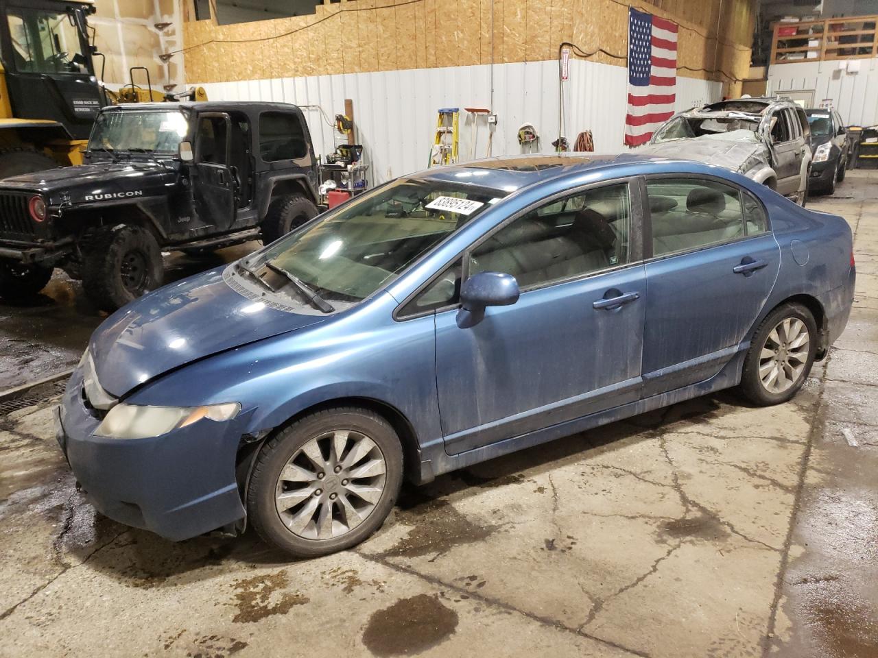 Lot #3024666660 2009 HONDA CIVIC EX