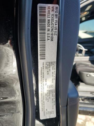 2022 DODGE DURANGO R/ - 1C4SDJCT2NC191208