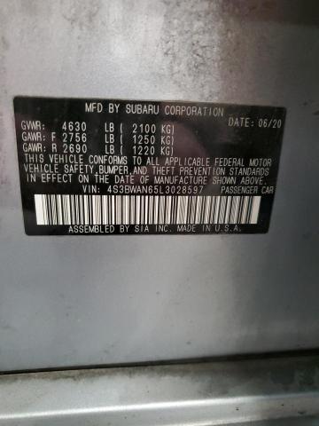 2020 SUBARU LEGACY LIM 4S3BWAN65L3028597
