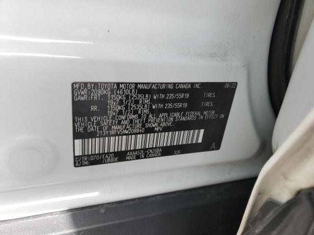 2022 TOYOTA RAV4 LIMIT - 2T3Y1RFV5NW208840