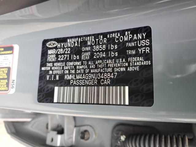 2022 HYUNDAI ELANTRA SE - KMHLM4AG9NU348847