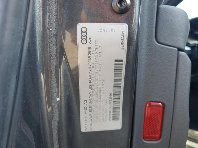 2018 AUDI S5 PRESTIG WAUC4CF58JA092926