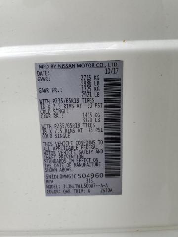 2018 INFINITI QX60 - 5N1DL0MM6JC504960