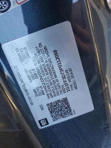 2023 CHEVROLET CAMARO LT1 1G1FF3D73P0112098