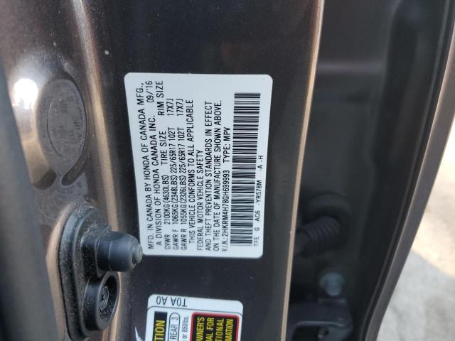 2016 HONDA CR-V EXL - 2HKRM4H78GH699993