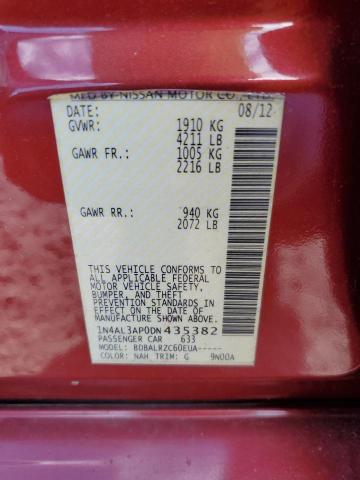 2013 NISSAN ALTIMA - 1N4AL3AP0DN435382