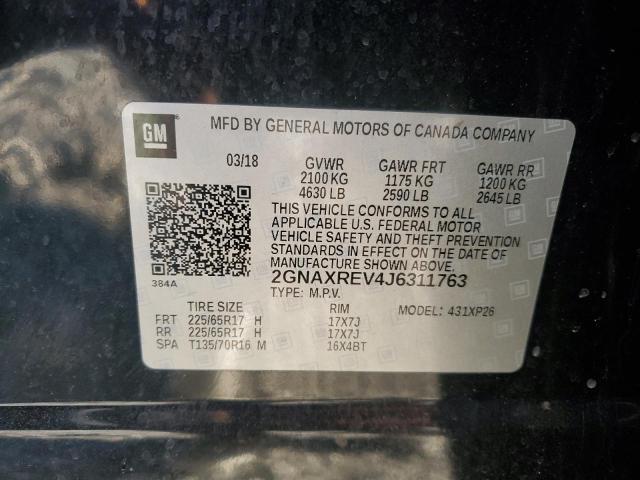 2018 CHEVROLET EQUINOX LS 2GNAXREV4J6311763