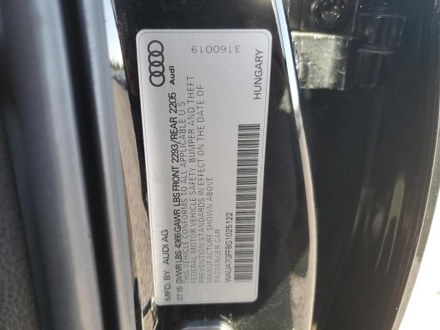 2016 AUDI 100 QUATRO WAUA7GFF8G1025122