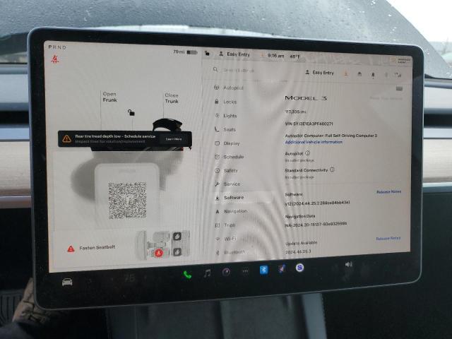 VIN 5YJ3E1EA3PF460271 2023 TESLA MODEL 3 no.9