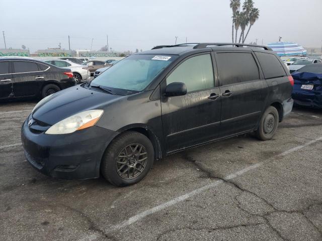 TOYOTA SIENNA CE 2008 black  gas 5TDZK23C08S178499 photo #1