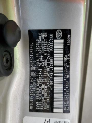 2017 TOYOTA CAMRY LE - 4T1BF1FK8HU305901