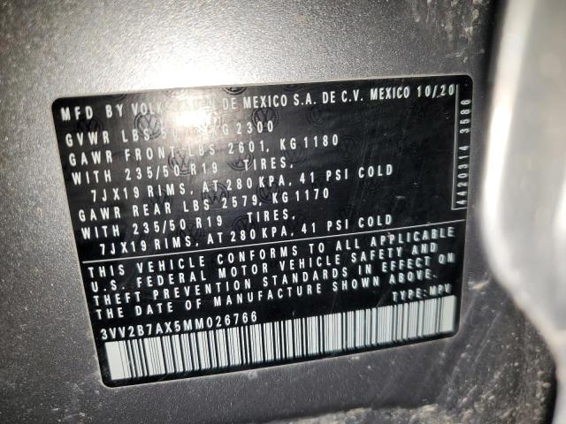 2021 VOLKSWAGEN TIGUAN SE - 3VV2B7AX5MM026766