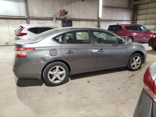 NISSAN SENTRA S 2015 gray  gas 3N1AB7AP8FY322003 photo #4