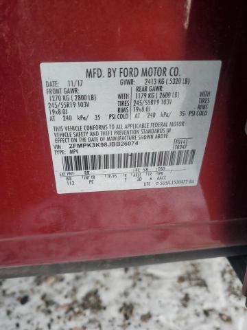 2018 FORD EDGE TITAN - 2FMPK3K98JBB26074
