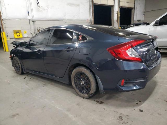 HONDA CIVIC LX 2017 blue  gas 19XFC2F55HE219300 photo #3