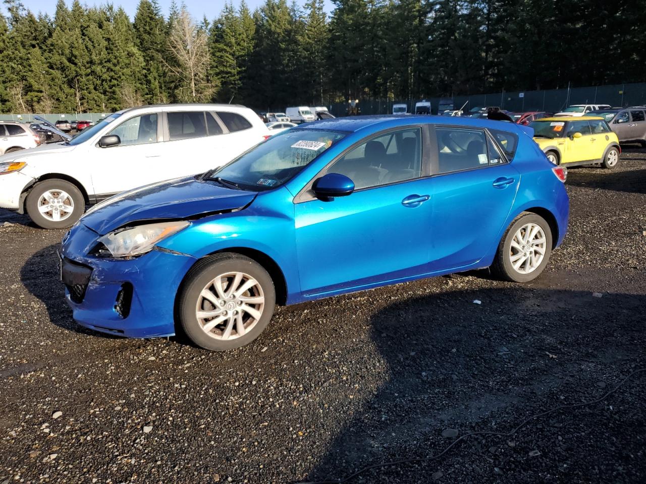 Lot #3033278835 2012 MAZDA 3 I