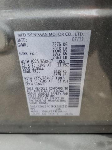 VIN 5N1AT2ML5FC905820 2015 NISSAN ROGUE no.13