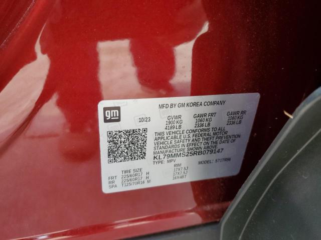 2024 CHEVROLET TRAILBLAZE - KL79MMS25RB079147