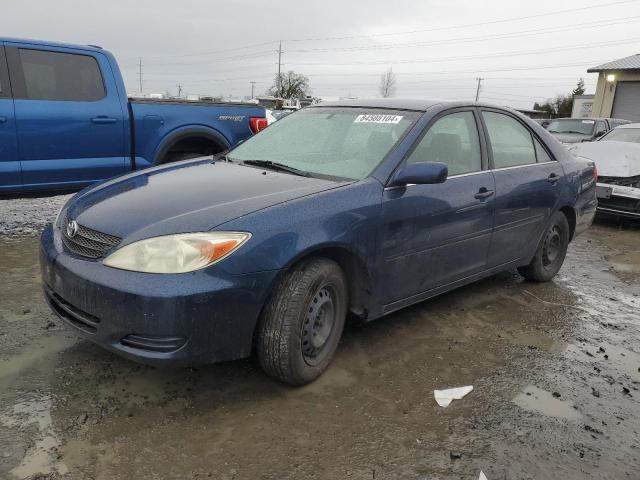 TOYOTA CAMRY LE 2002 blue  gas JTDBE32K020107952 photo #1