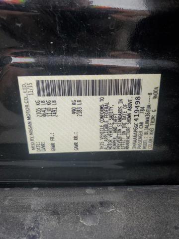 2016 NISSAN MAXIMA 3.5 - 1N4AA6AP6GC419498