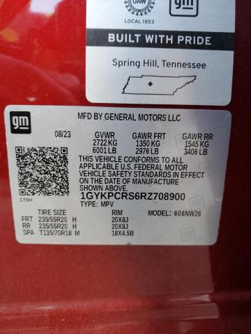 2024 CADILLAC XT6 PREMIU - 1GYKPCRS6RZ708900