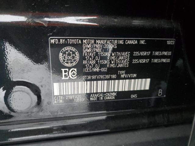 2024 TOYOTA RAV4 XLE - 2T3R1RFV7RC397180