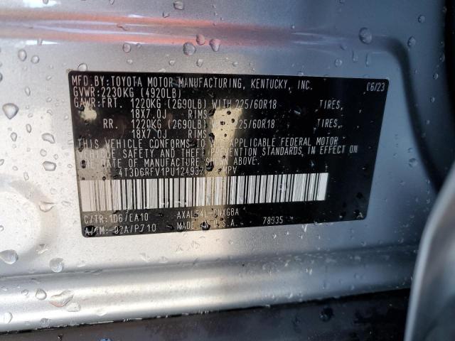 2023 TOYOTA RAV4 LIMIT - 4T3D6RFV1PU124937