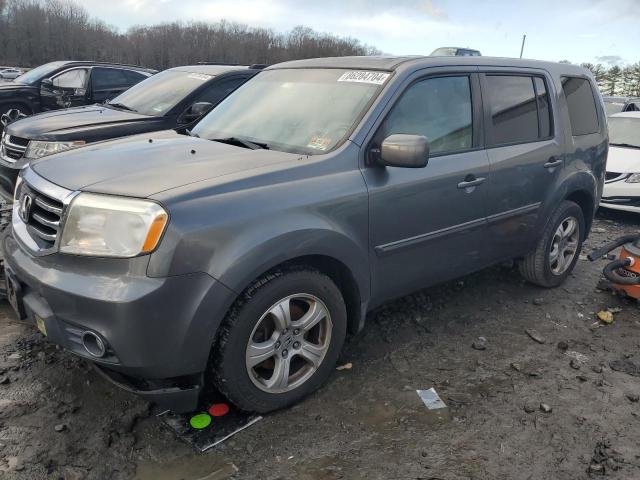 HONDA PILOT EXL 2012 gray  gas 5FNYF4H50CB002278 photo #1