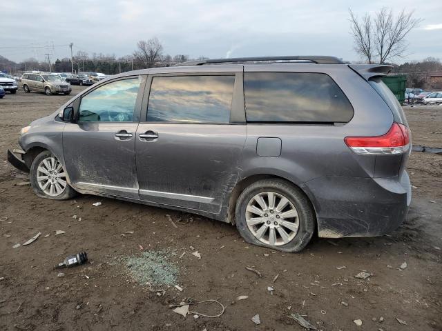 TOYOTA SIENNA XLE 2013 gray sports v gas 5TDDK3DC4DS070735 photo #3