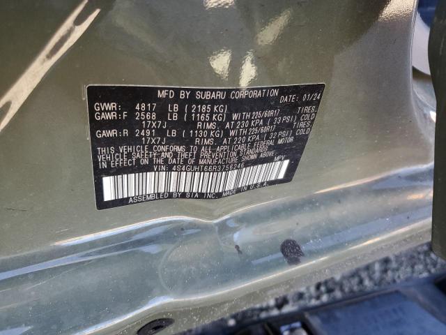 2024 SUBARU CROSSTREK - 4S4GUHT66R3756246