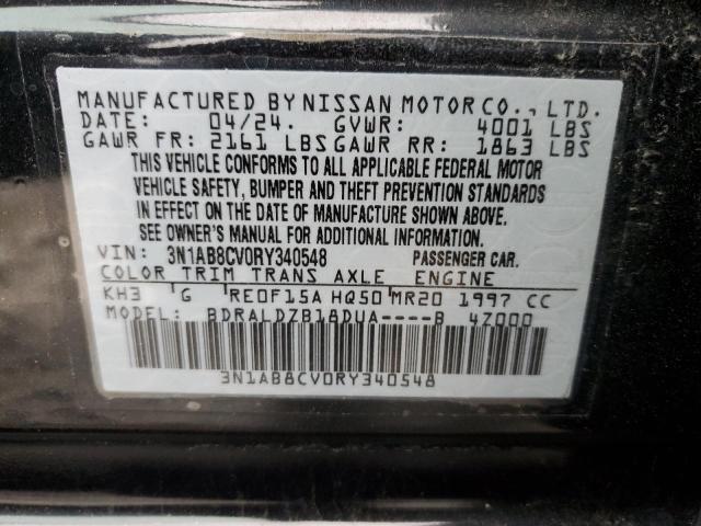 VIN 3N1AB8CV0RY340548 2024 NISSAN SENTRA no.12