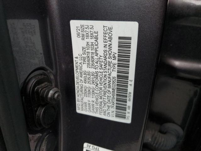 VIN 7FART6H59ME029526 2021 HONDA CRV no.13