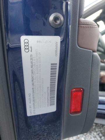 2019 AUDI A5 PREMIUM - WAUENDF55KA077278