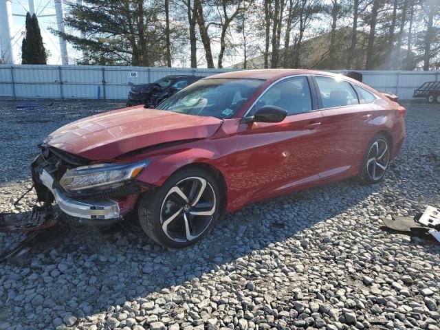 HONDA ACCORD SPO 2022 red  gas 1HGCV2F32NA012987 photo #1