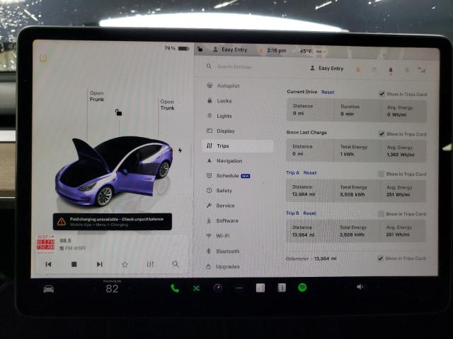 2022 TESLA MODEL 3 - 5YJ3E1EB5NF317117