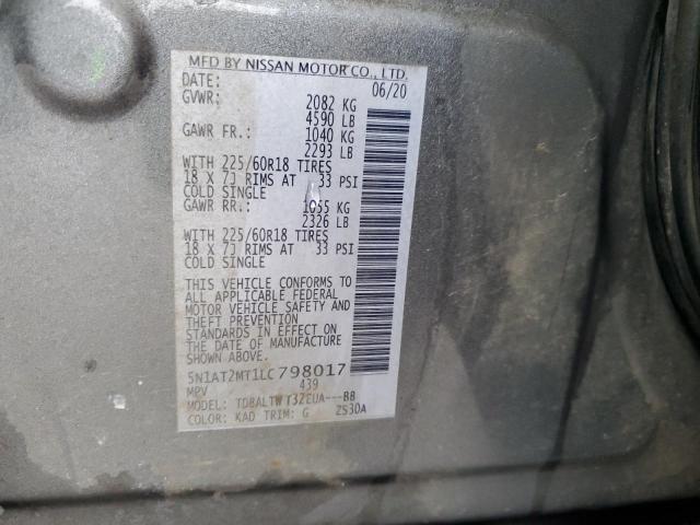 2020 NISSAN ROGUE S - 5N1AT2MT1LC798017