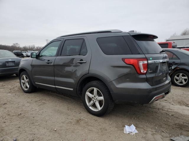 FORD EXPLORER X 2017 gray  gas 1FM5K8D80HGA02263 photo #3