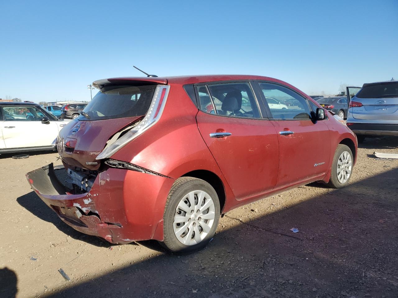 Lot #3030423463 2015 NISSAN LEAF S