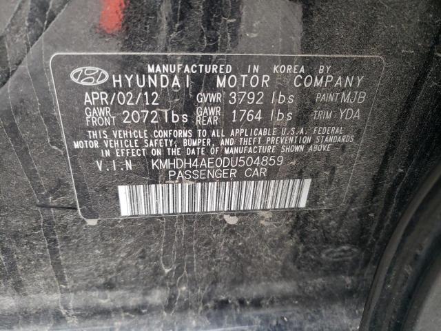 VIN KMHDH4AE0DU504859 2013 HYUNDAI ELANTRA no.13