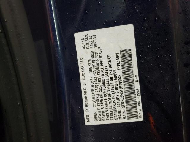 2018 HONDA ODYSSEY EX - 5FNRL6H54JB095943