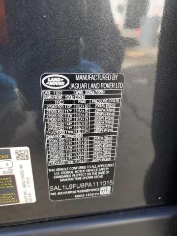 2023 LAND ROVER RANGE ROVE - SAL1L9FU8PA111015