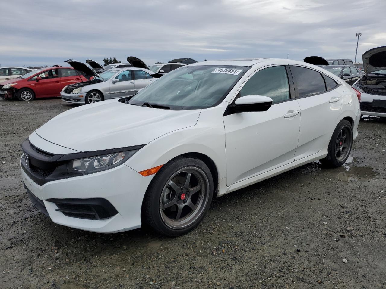 Lot #3034386144 2018 HONDA CIVIC EX